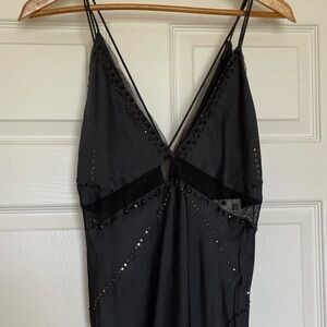 silky maxi zara dress, size xs